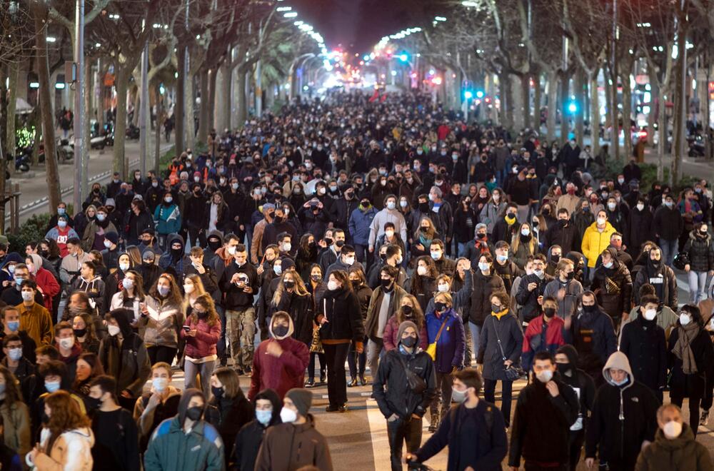 Proteste in Spanien nach Rapper-Festnahme