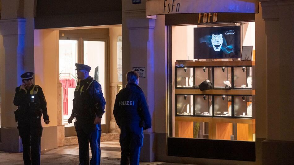 Einbruch in Juweliergeschäft in München