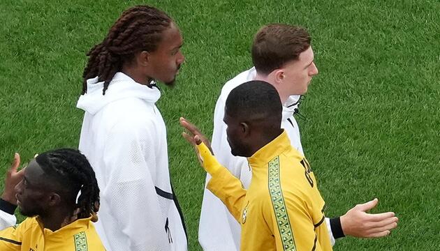 Djed Spence (left) und Thomas Partey