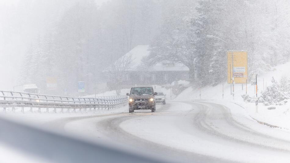 Weitere Schneefälle in Baden-Württemberg erwartet