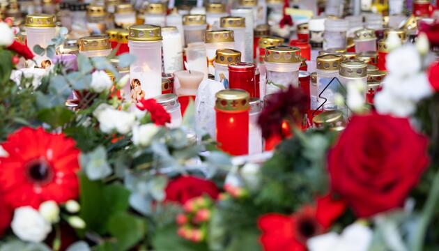 Gedenken an die Opfer von Crans-Montana