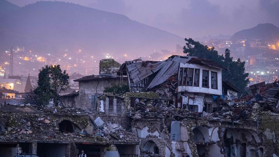 Eingestürzte Gebäude in der Türkei