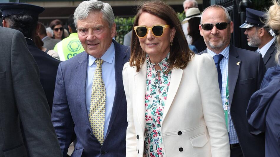 Carole und Michael Middleton in Wimbledon.