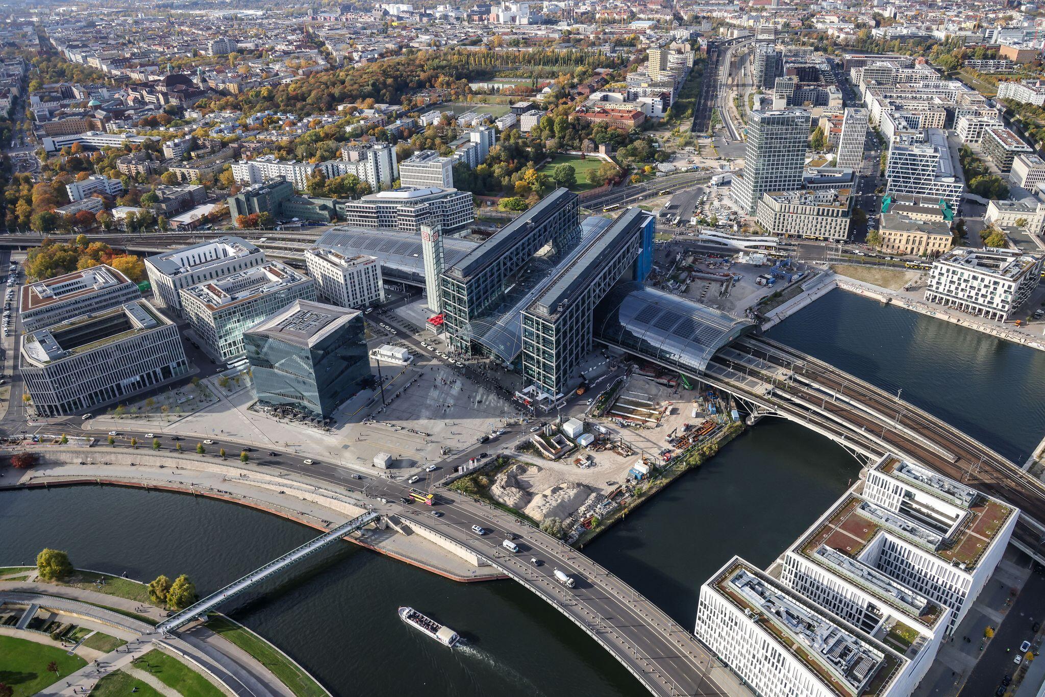 A haunting digital overlay distorting the familiar cityscape