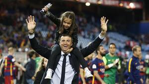 Papa Luis und Tochter Xana Enrique im Mai 2016.