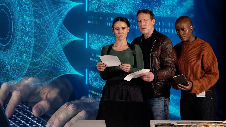 "Tatort: Im Wahn": Yael Feldman (Peri Baumeister, l.), Thorsten Falke (Wotan Wilke Möhring) und ...