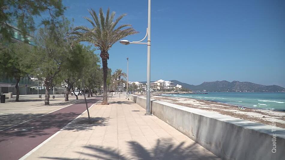 Mallorca, Strand, Spanien, Tourismus, Balearen, Promenade