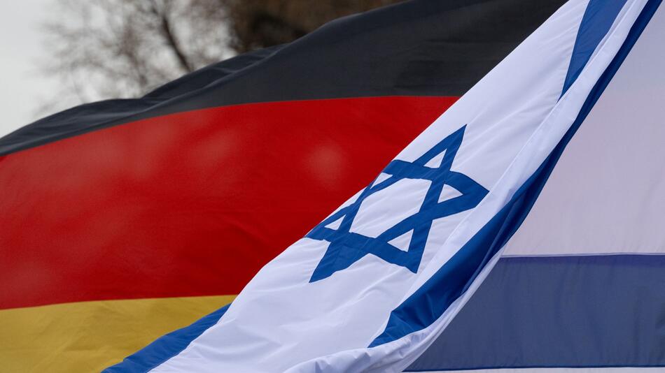 Flaggen Deutschland und Israel