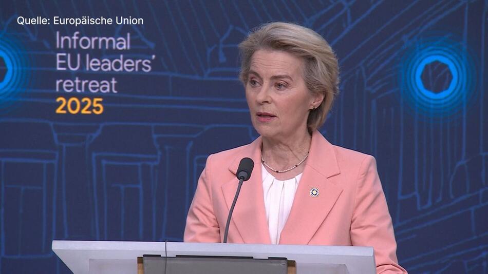 Von der Leyen warnt Trump: EU wird entschieden reagieren