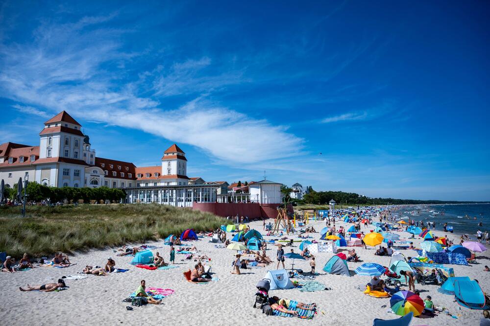 Hitze an der Ostsee