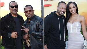 Eddie Murphy und Martin Lawrence sind durch die Hochzeit ihrer Kinder Eric Murphy und Jasmine ...