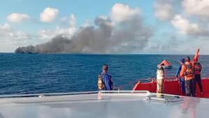Brand auf einer indonesischen Fähre