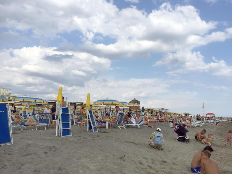 Strandbad in Ostia bei Rom