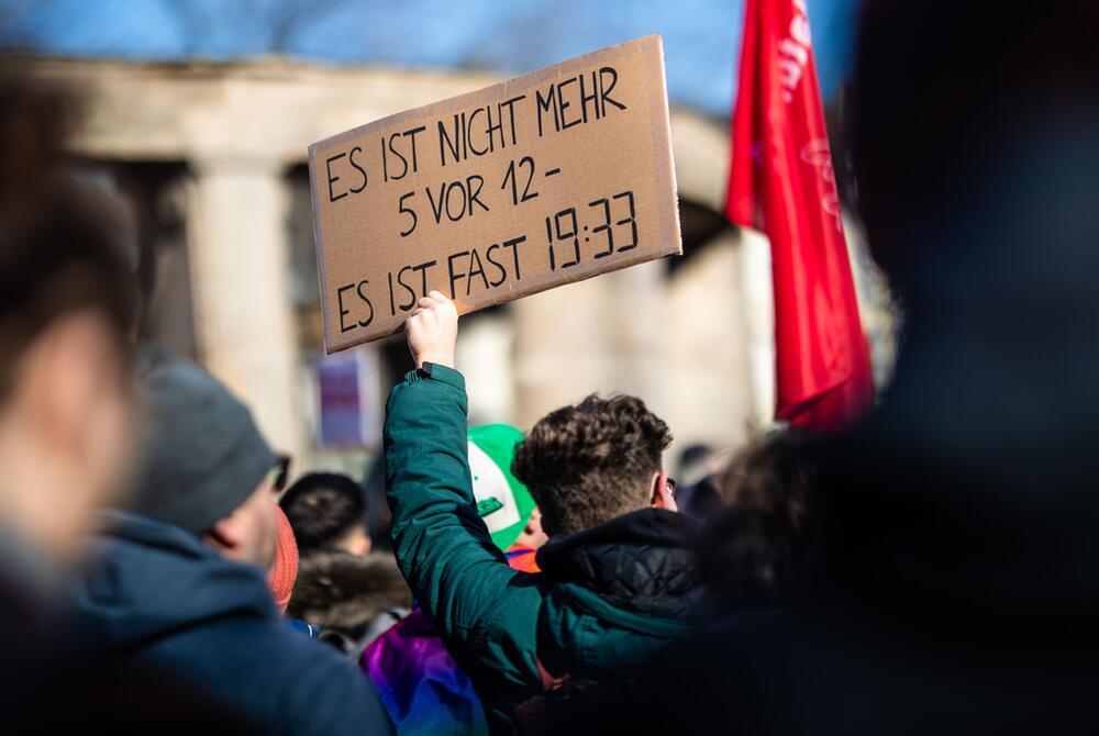 Demonstration zur Migrationspolitik - Karlsruhe