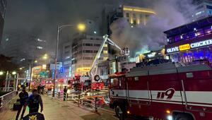 Feuer im Stadtzentrum von Seoul