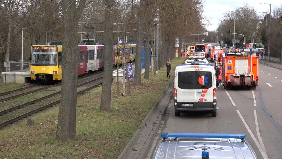 Tödlicher Unfall in Stuttgart: Fußgänger von Stadtbahn erfasst