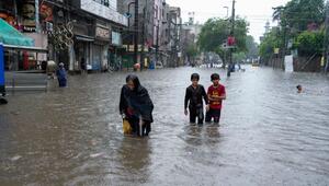 Der Monsun bringt in Pakistan starke Regenfälle mit sich.