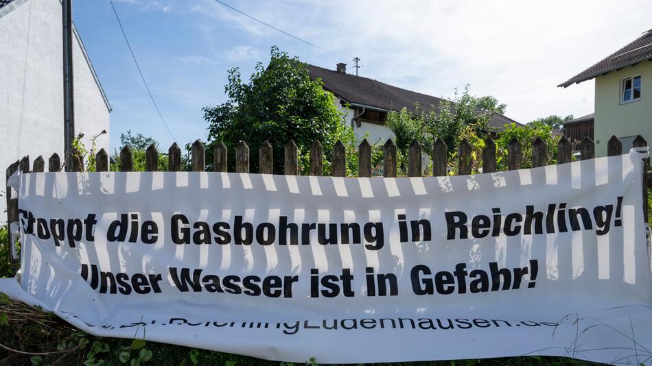 Protest gegen Gasbohrungen