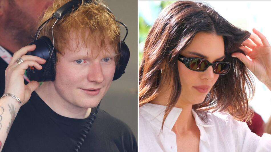 Ed Sheeran und Kendall Jenner zeigten sich bei der Formel 1 in Miami.