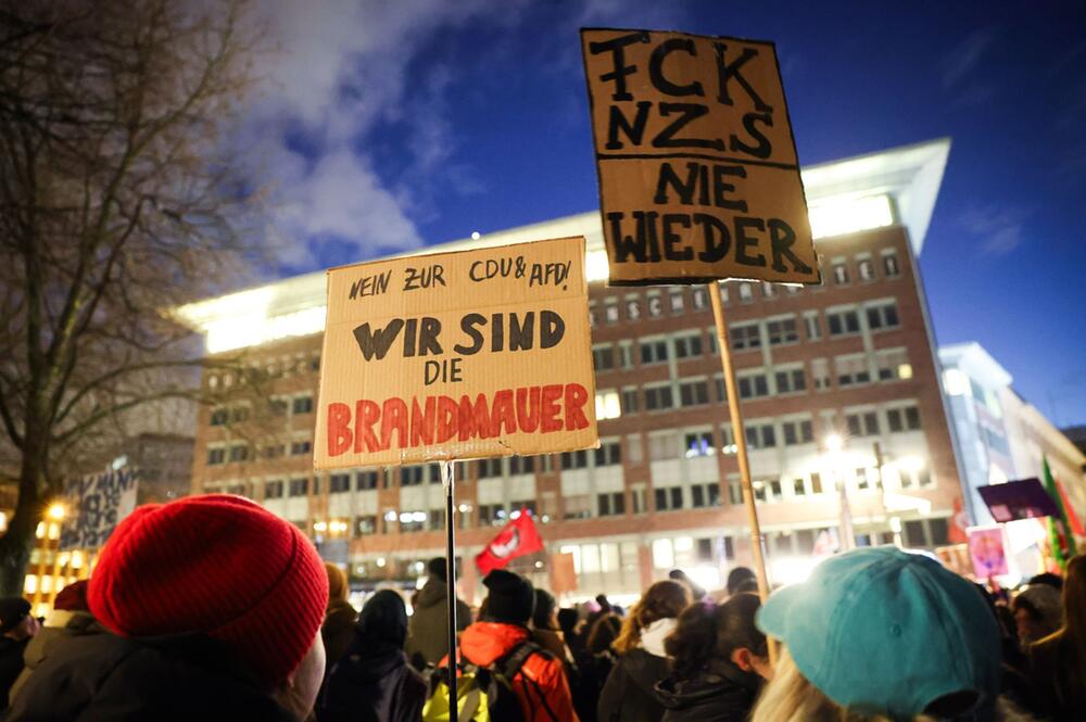 Demonstration zur Migrationspolitik - Hamburg