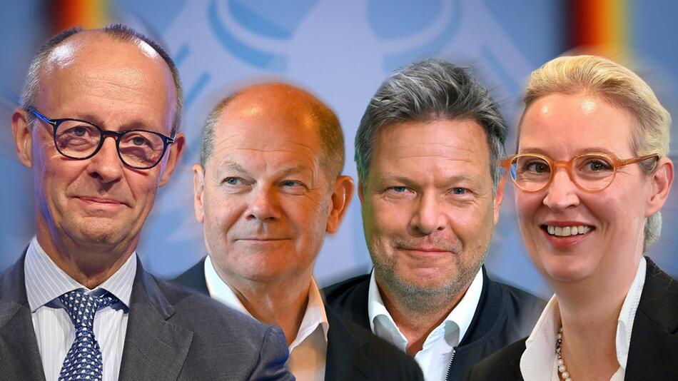 Wer führt Deutschland ab kommendem Jahr als Kanzler an? Friedrich Merz, Olaf Scholz, Robert ...