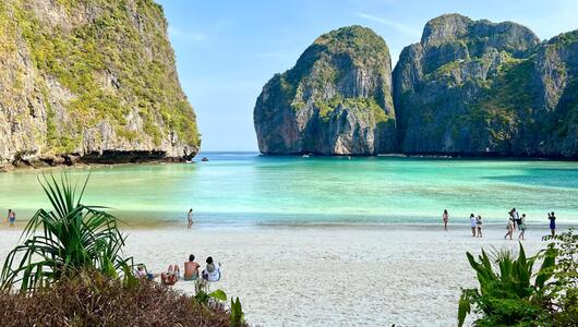 Der Traumstrand Maya Bay