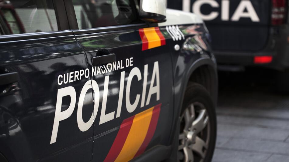 Spanisches Polizeiauto