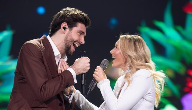 "Die Helene Fischer-Show": Alvaro Soler und Helene Fischer.