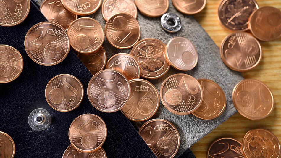 Münzen, Euro, Cent