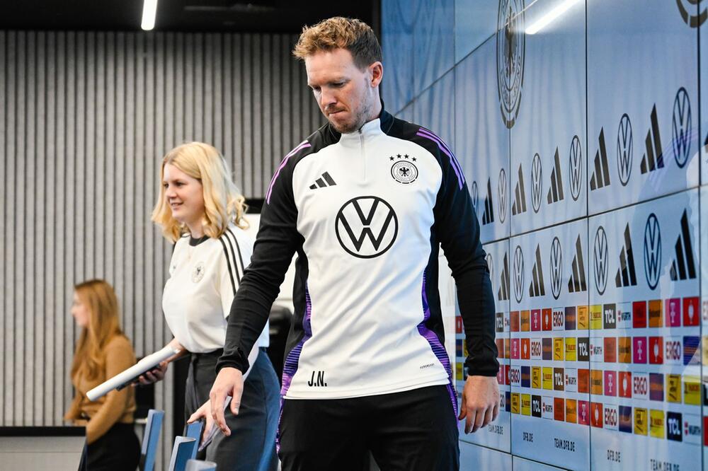 Fußball-Nationalmannschaft Pressekonferenz in Frankfurt/Main