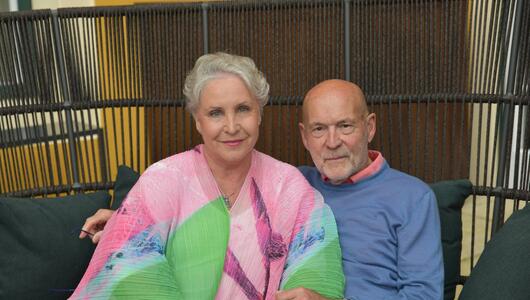 Katerina Jacob und ihr Ehemann Jochen Neumann.