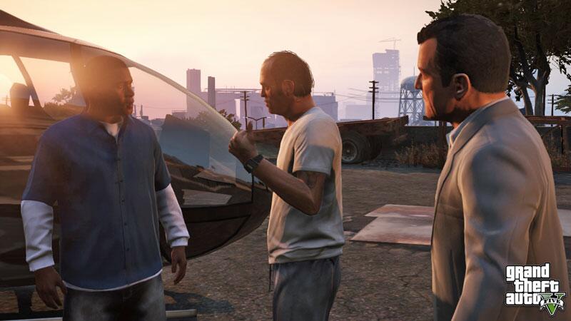 GTA 5: Franklin, Trevor und Michael