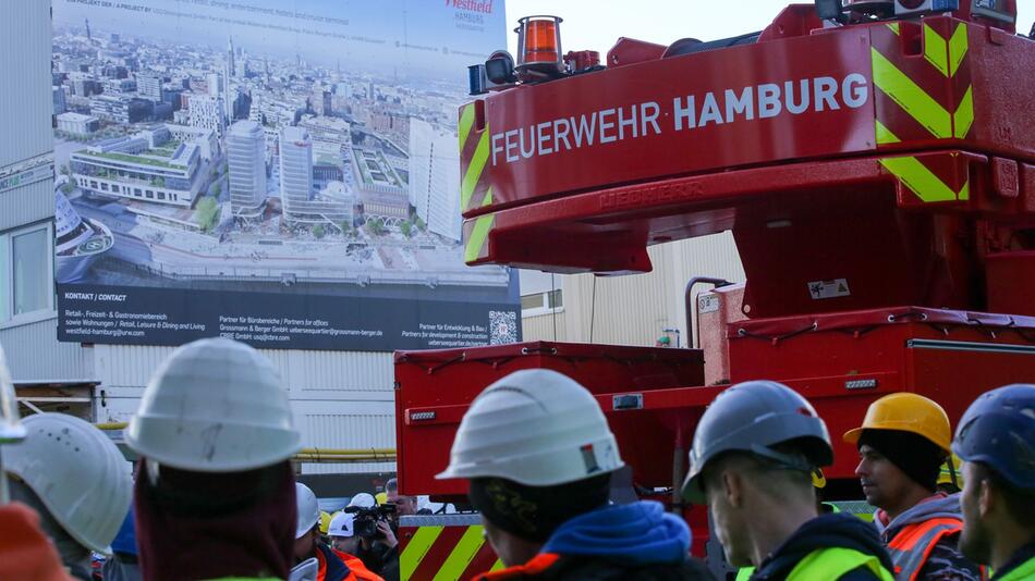 Schwerer Unfall in der Hamburger Hafencity