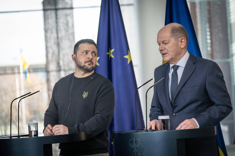 Wolodymyr Selenskyj besucht Kanzler Olaf Scholz in Berlin