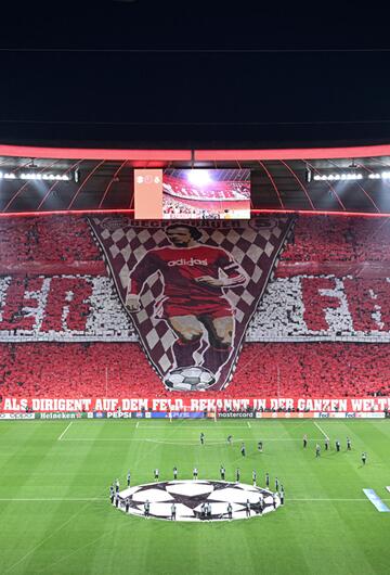 Fan-Choreo zu ehren Franz Beckenbauers