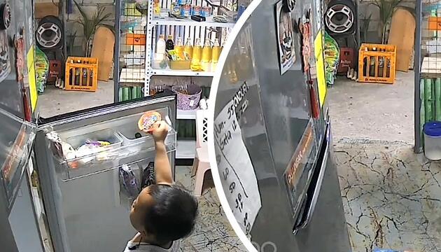 Junge sperrt sich selbst im Kühlschrank ein – Oma ist zur Stelle