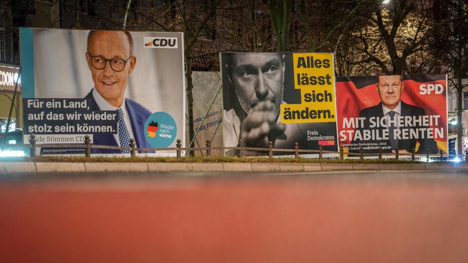 Wahlplakate in Berlin