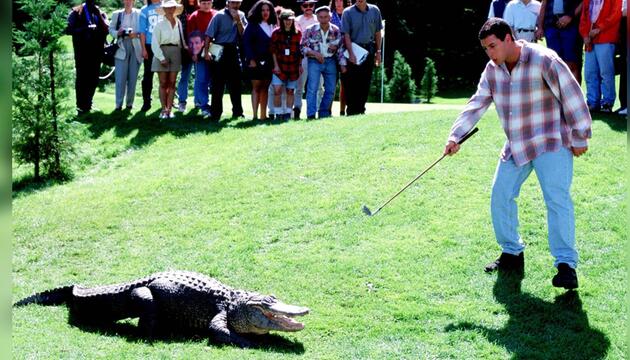 "Happy Gilmore": Adam Sandler und sein tierischer Co-Star.