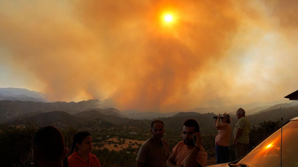 Waldbrände in Zypern