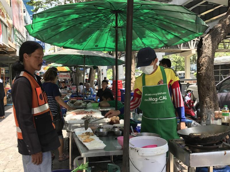 Straßenküchen in Bangkok