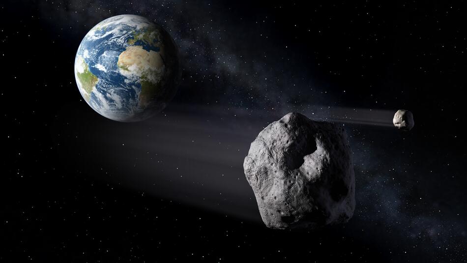 Asteroid, Mond, Erde, Weltraum, Weltall, Didymos, ESA, Mission Asteroid Impact