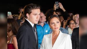 Brooklyn Beckham und seine Mutter Victoria in friedlicheren Zeiten.