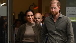 Herzogin Meghan und Prinz Harry am Dienstag in Melbourne.
