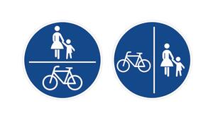 Radfahrende sollten es wissen: Kennen Sie den Unterschied zwischen diesen Verkehrsschildern?