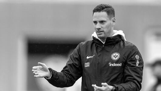 Helge Rasche als Trainer der U19 von Eintracht Frankfurt