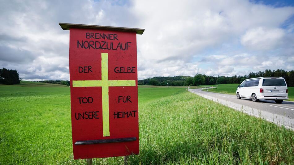 Protest gegen die Zulaufstrecke zum Brennerbasistunnel