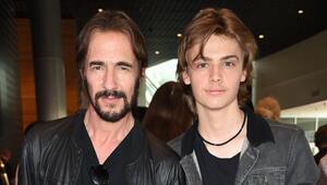 Thomas Hayo und sein Neffe Tim bei der Fashionshow von Kilian Kerner in Berlin.
