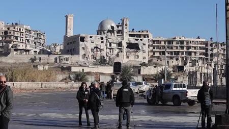 Weitere Zerstörung einer bereits verwüsteten Stadt 