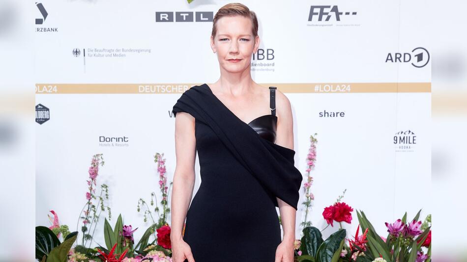 Sandra Hüller beim Deutschen Filmpreis.
