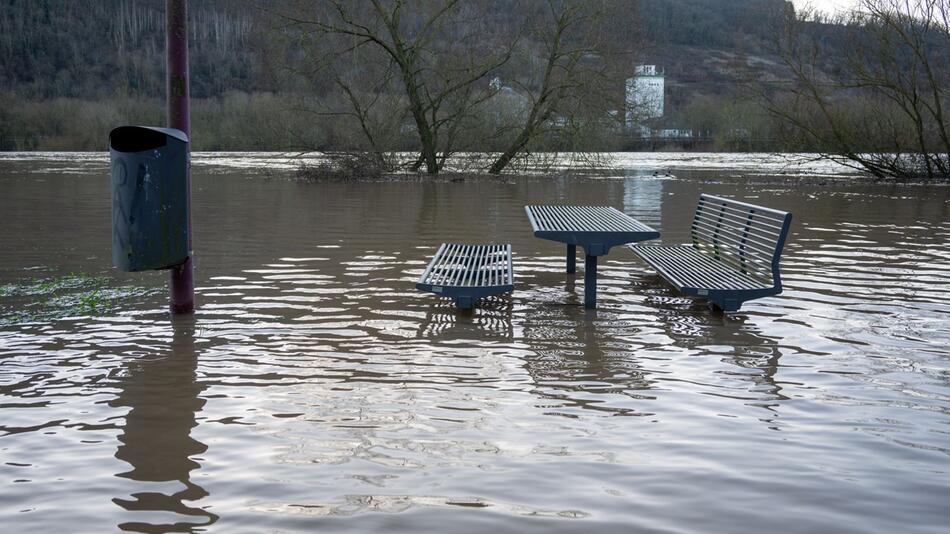 Hochwasser an der Mosel